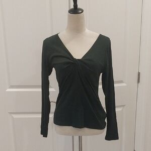 Old Navy Dark Green Long Sleeve Top